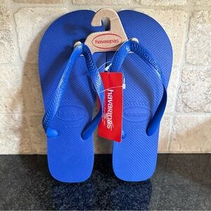 NEW Havaianas Men’s Marine Blue Flip Flop Sandals 13